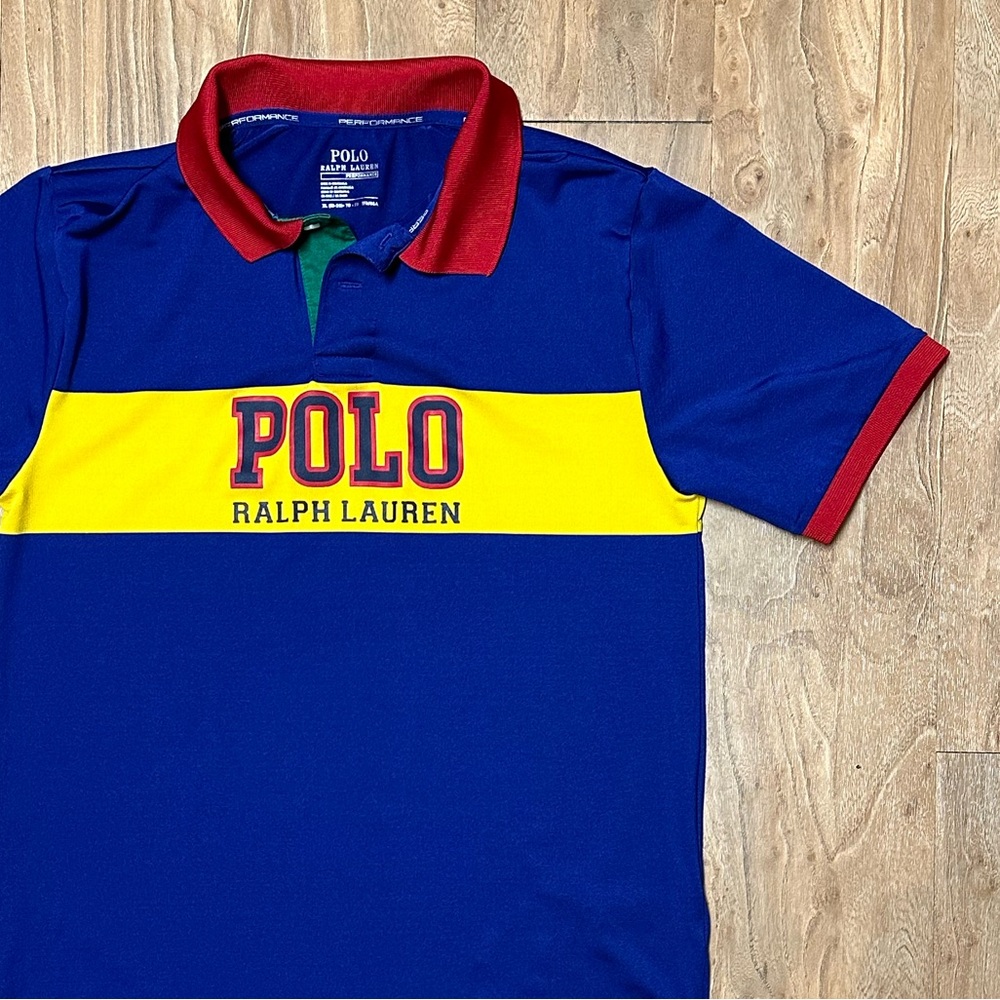 **POLO RALPH LAUREN** boys performance polo SIZE 18-20 XL